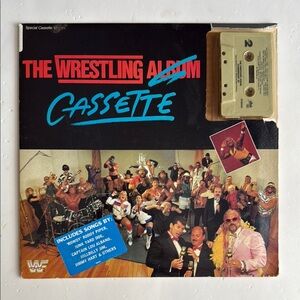 WWE The Wrestling Album Cassette Vintage 1985